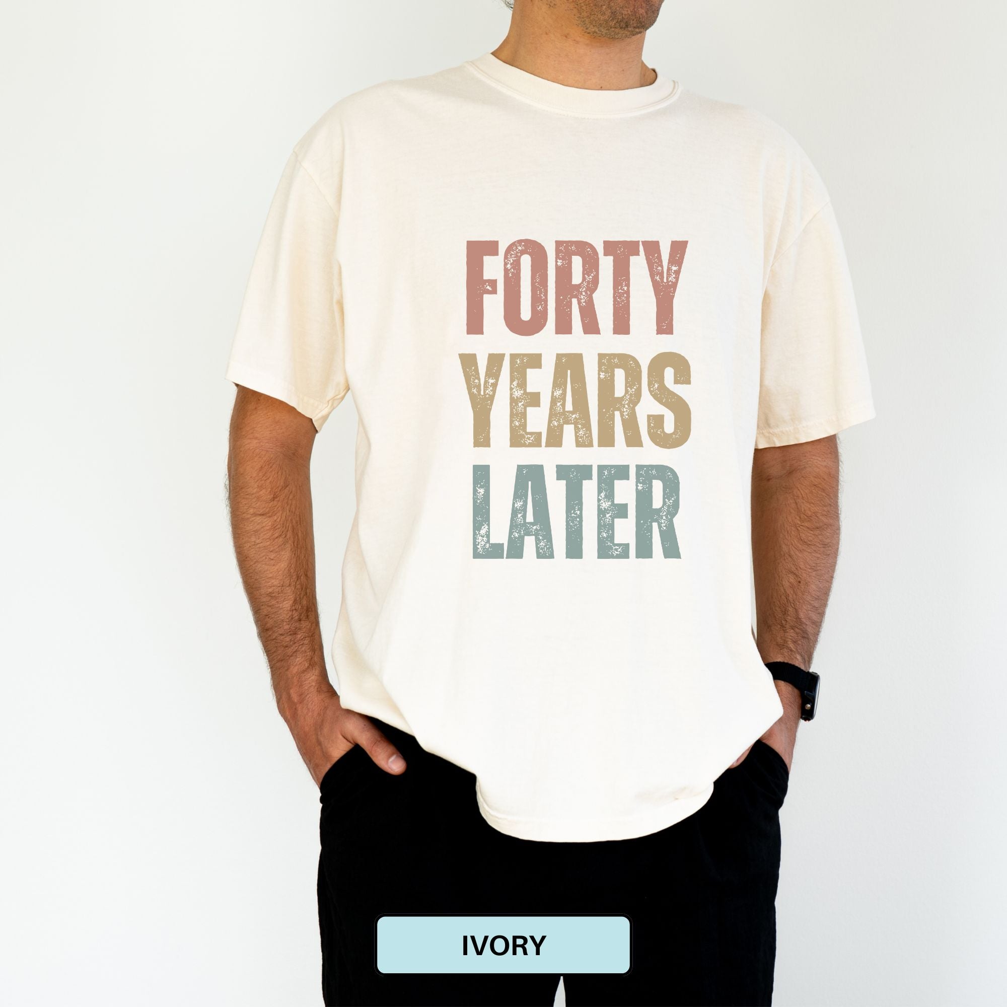 Retro '40 Years Later' Unisex T-Shirt