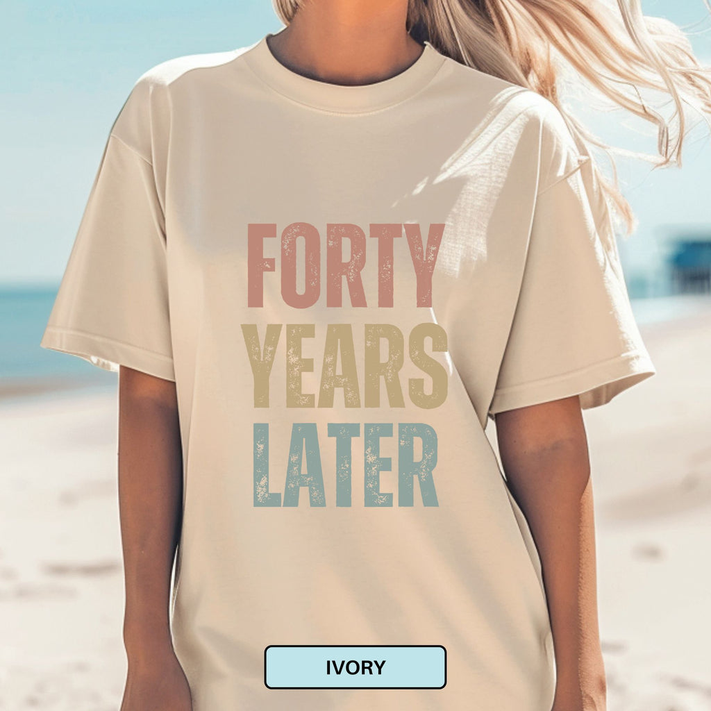 Retro '40 Years Later' Unisex T-Shirt