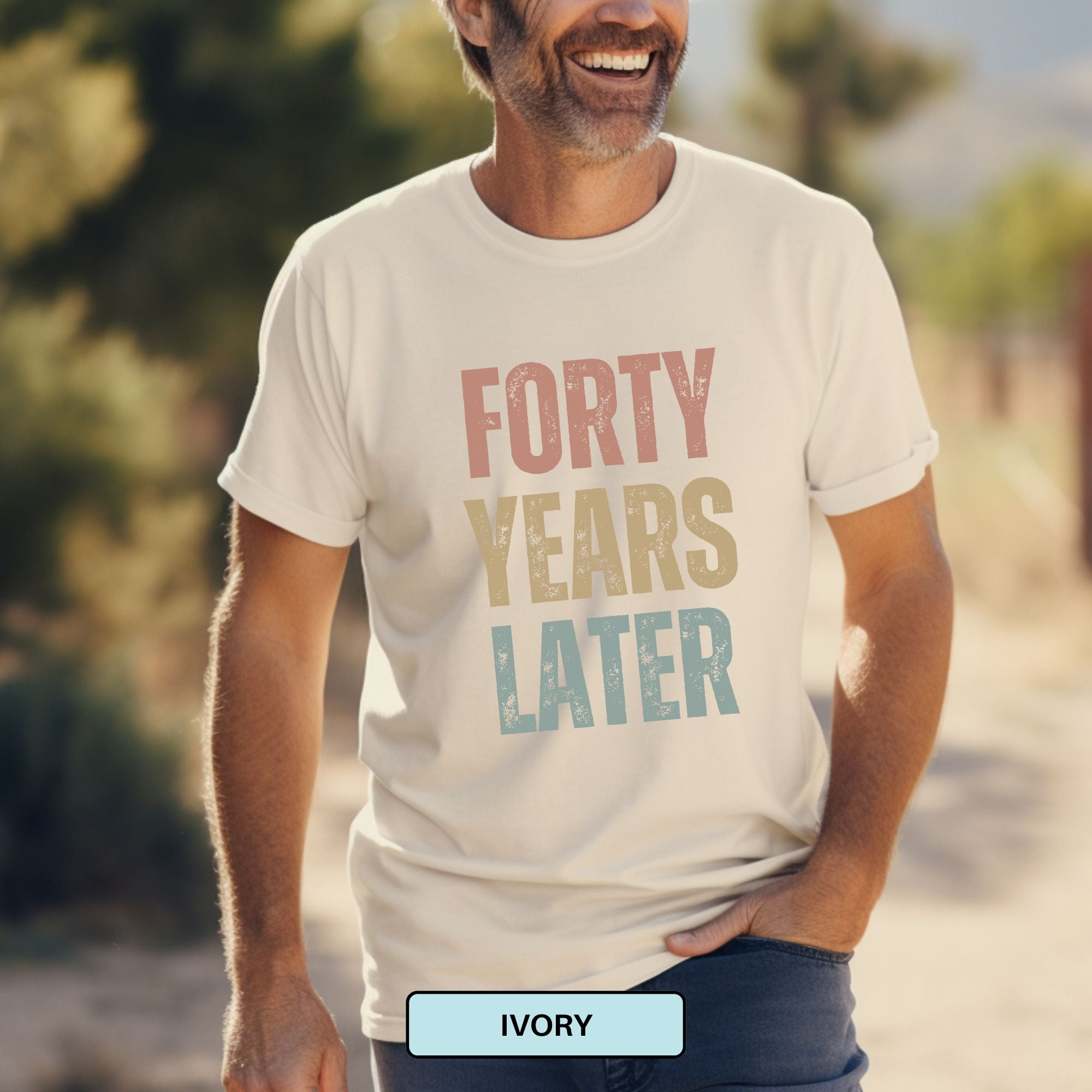 Retro '40 Years Later' Unisex T-Shirt