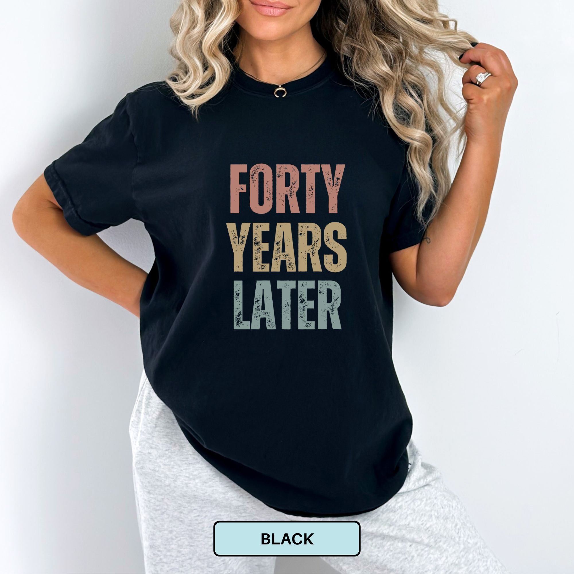 Retro '40 Years Later' Unisex T-Shirt