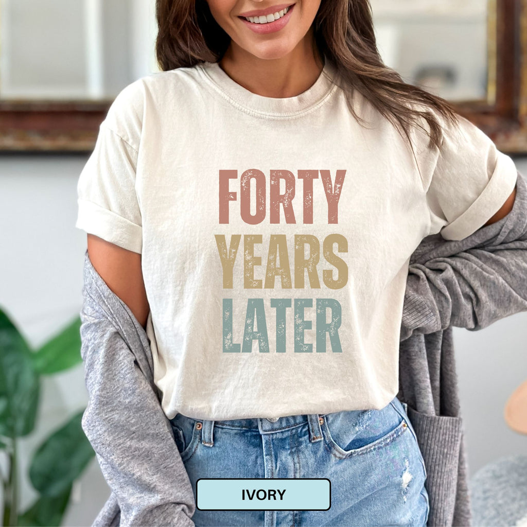 Retro '40 Years Later' Unisex T-Shirt