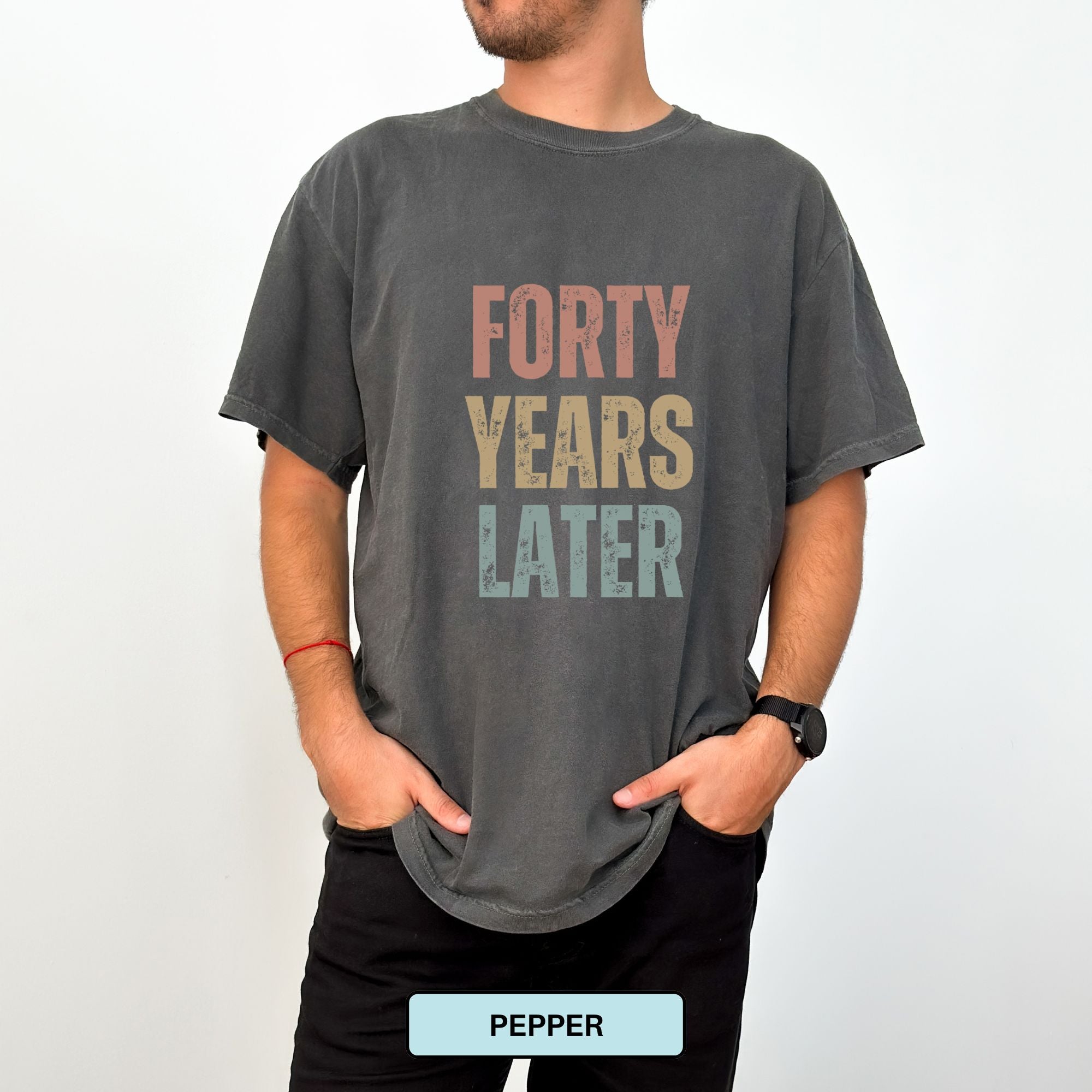 Retro '40 Years Later' Unisex T-Shirt