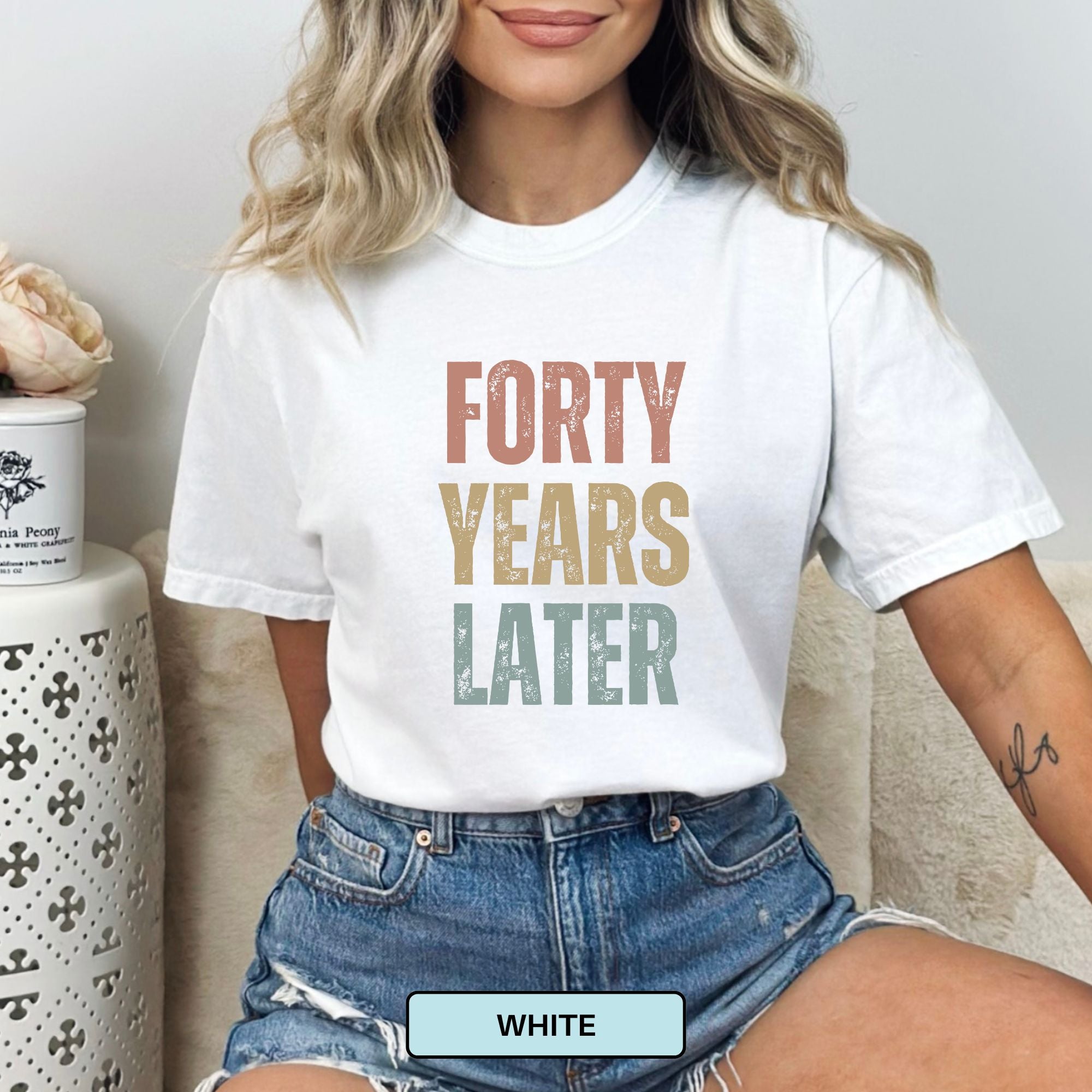 Retro '40 Years Later' Unisex T-Shirt