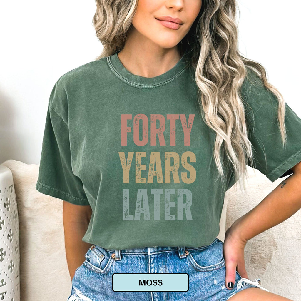 Retro '40 Years Later' Unisex T-Shirt