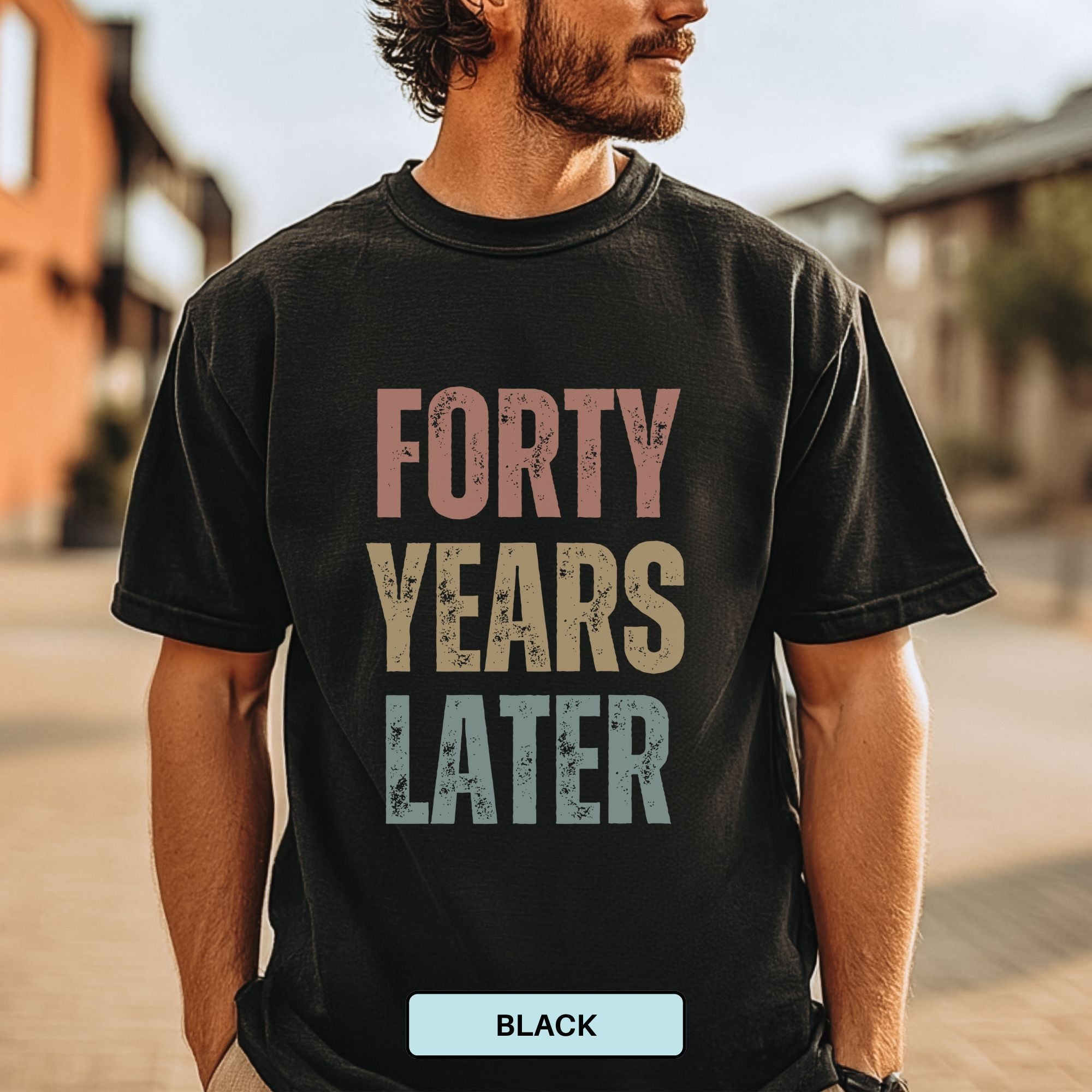 Retro '40 Years Later' Unisex T-Shirt