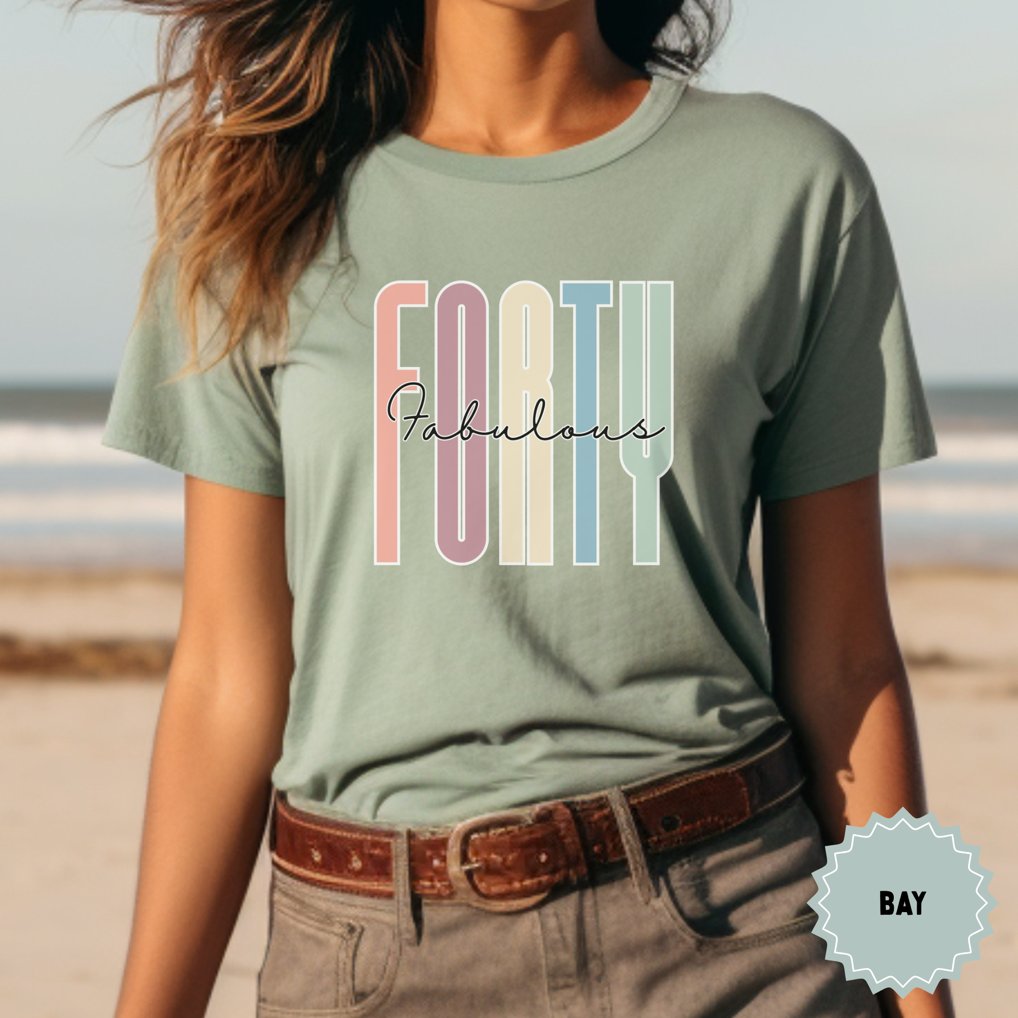 Retro 'Forty and Fabulous' Unisex T-Shirt