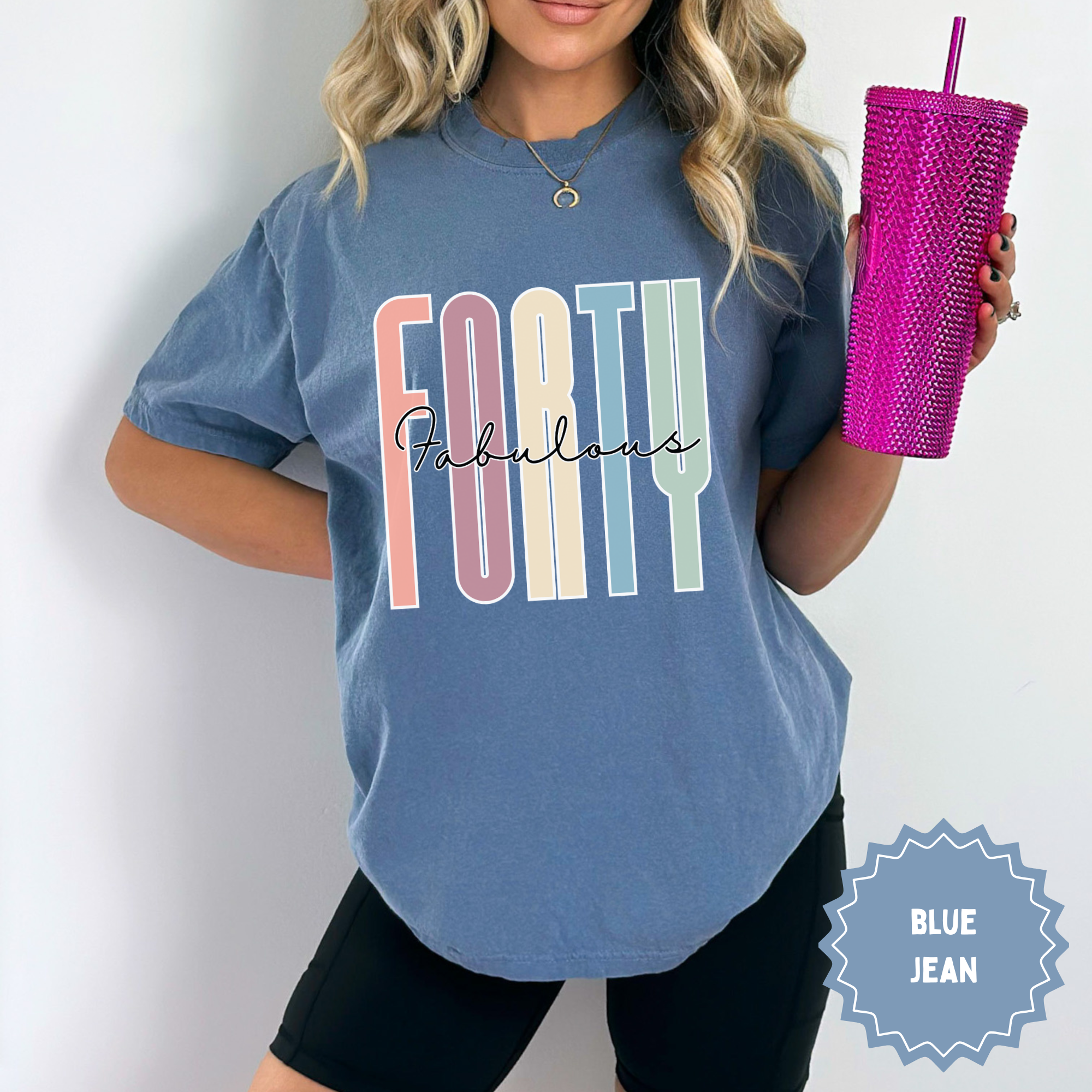 Retro 'Forty and Fabulous' Unisex T-Shirt