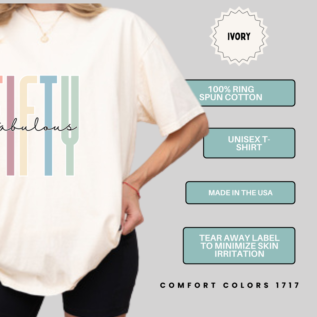 Retro 'Fifty and Fabulous' Unisex T-Shirt