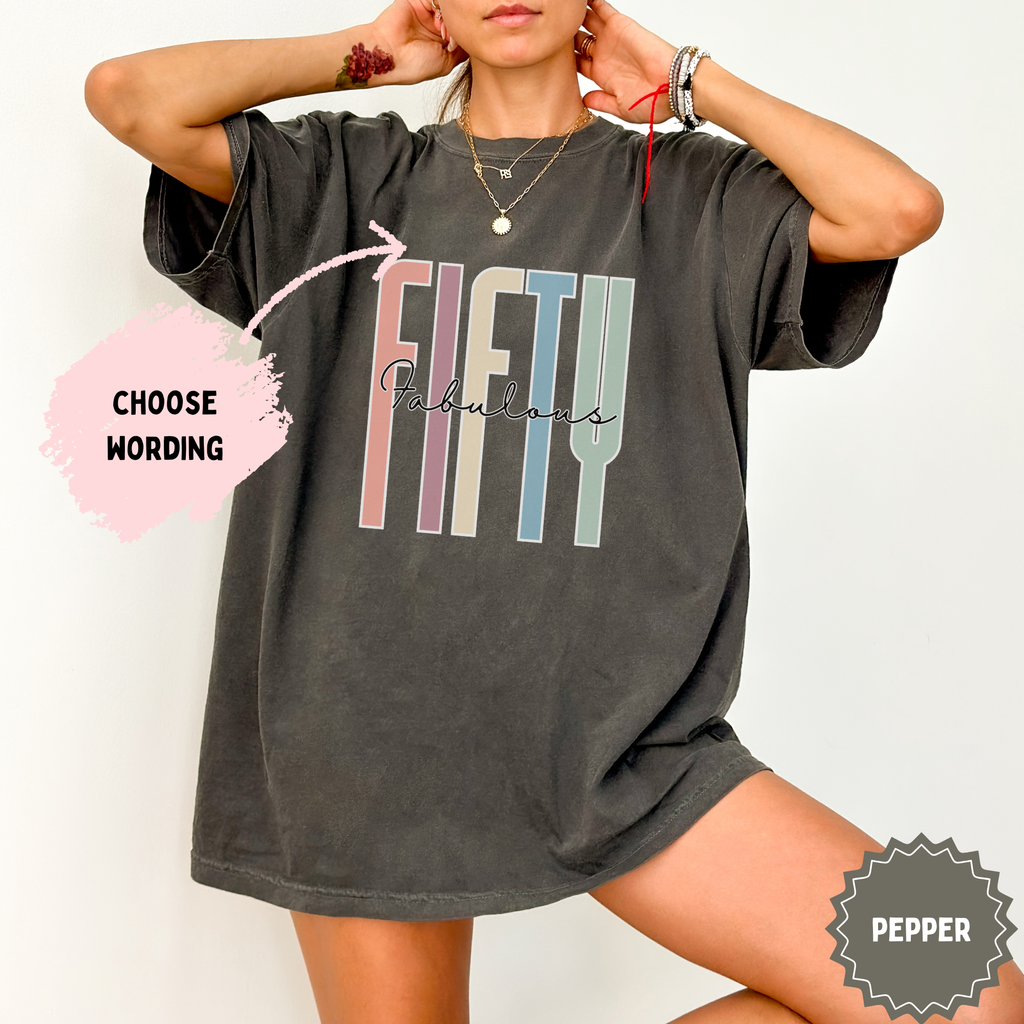 Retro 'Fifty and Fabulous' Unisex T-Shirt