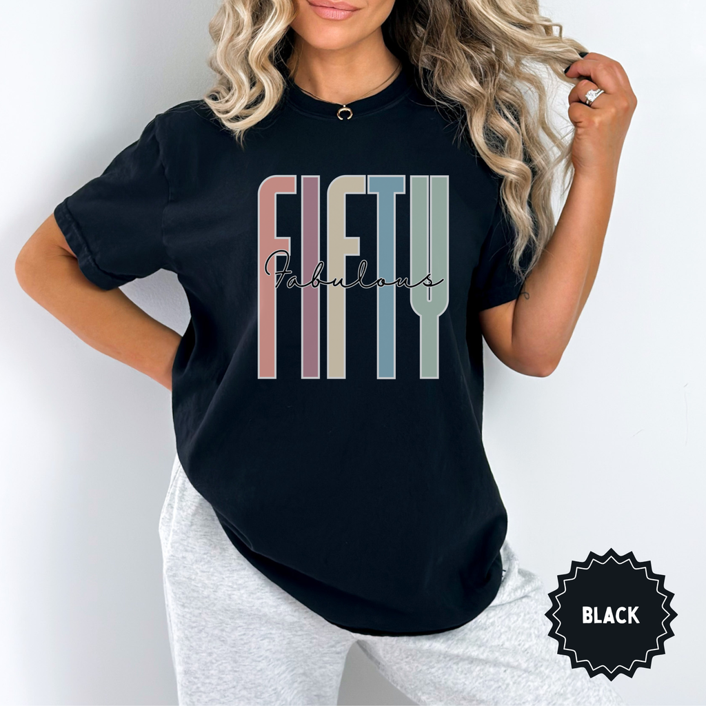 Retro 'Fifty and Fabulous' Unisex T-Shirt