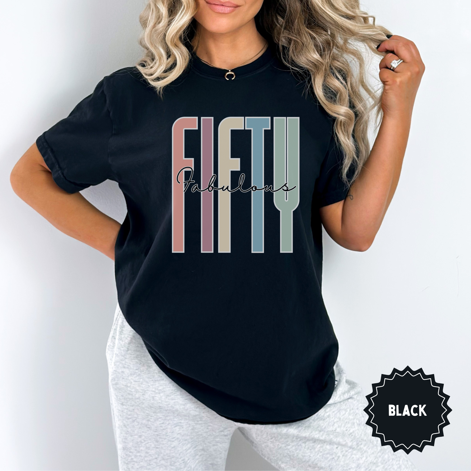 Retro 'Fifty and Fabulous' Unisex T-Shirt