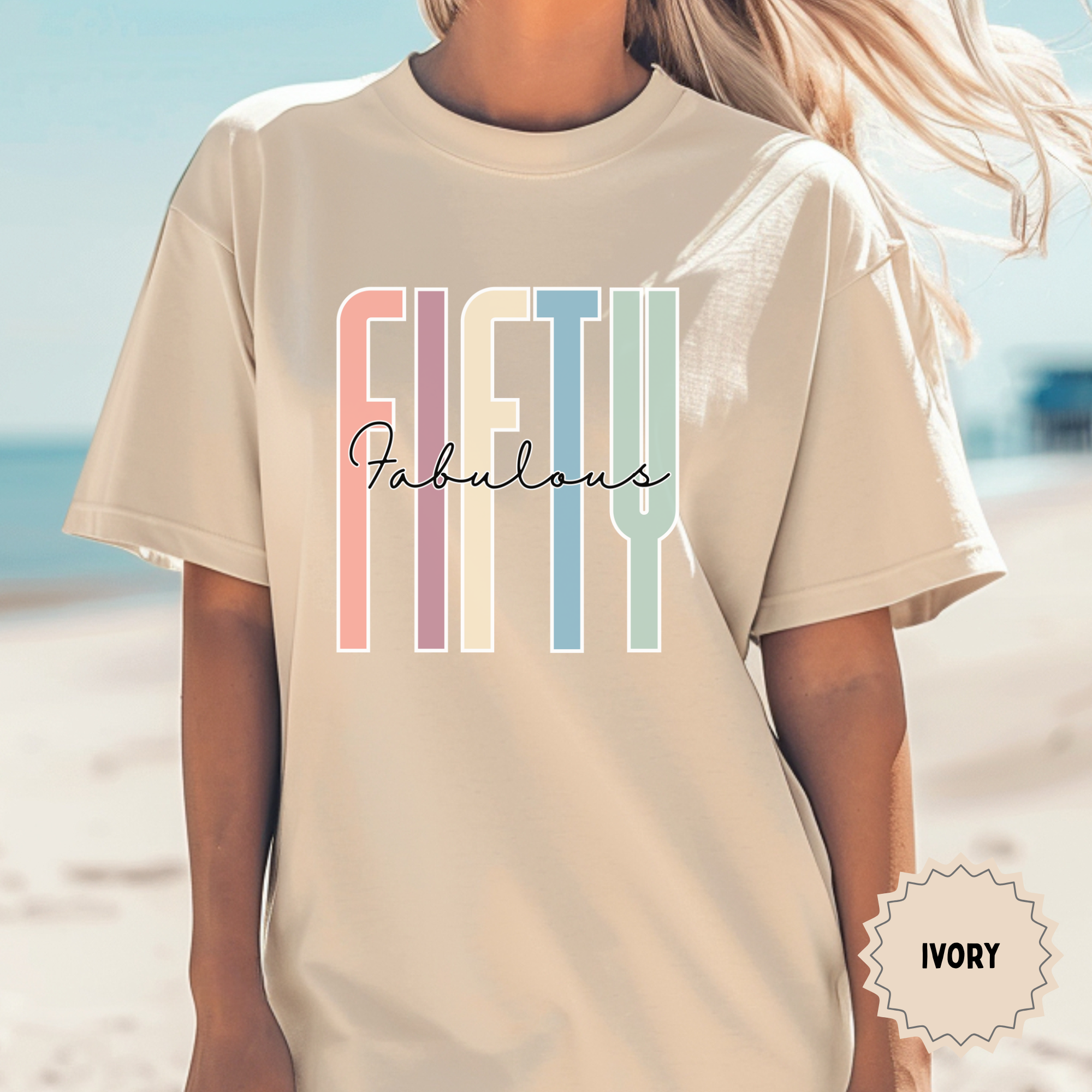 Retro 'Fifty and Fabulous' Unisex T-Shirt