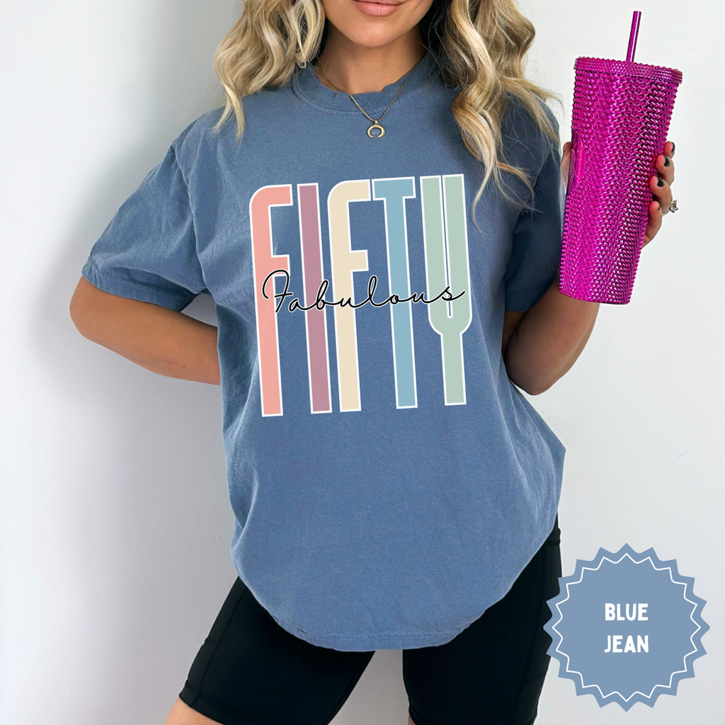 Retro 'Fifty and Fabulous' Unisex T-Shirt