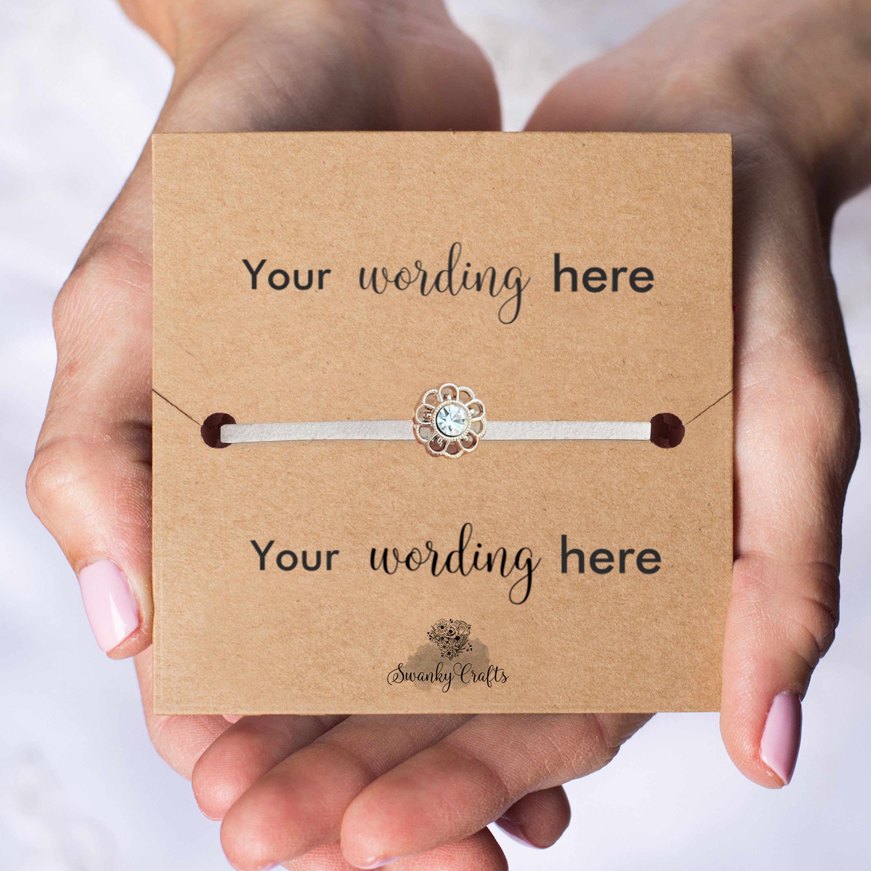 Custom wording bracelets - Personalised Bracelet, personalised bracelets - gifts for her - friendship bracelets