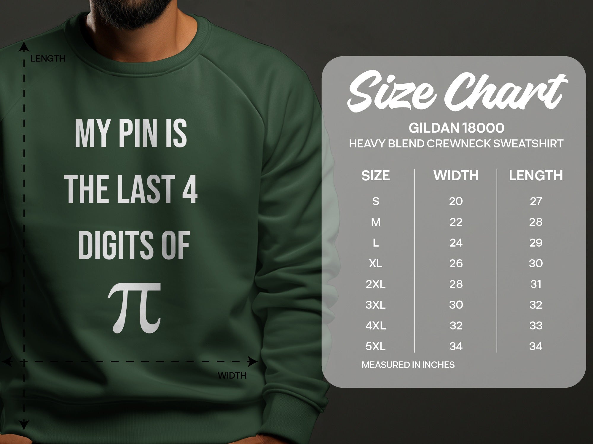 My Pin Is The Last 4 Digits Of Pi Sweatshirt product type
